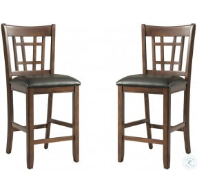 Sam Black And Cherry Pub Chair Set Of 2