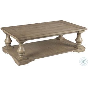 Donelson Vintage Natural Rectangular Coffee Table