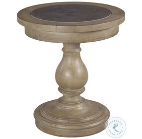 Donelson Vintage Natural Round End Table
