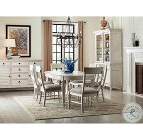 Grand Bay White Serene Oval Extendable Dining Room Set