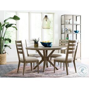 West Fork Aged Taupe Hardy Round Dining Room Set