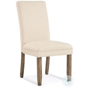 Colby Beige Parson Chair Set of 2