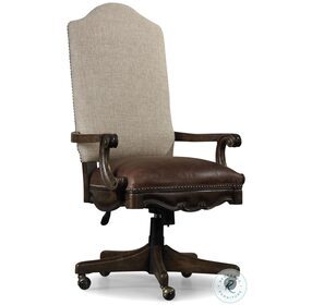 Rhapsody Rustic Walnut Tilt Swivel Chair