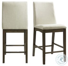 Simms Cream Counter Height Chair Set Of 2