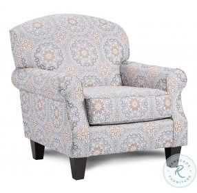 Bates Nickel Accent Chair