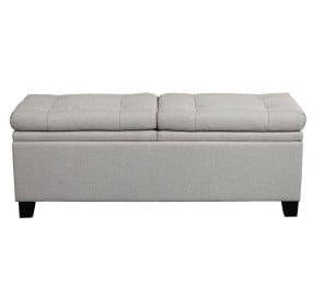 Trespass Marmor Upholstered Storage Bed Bench
