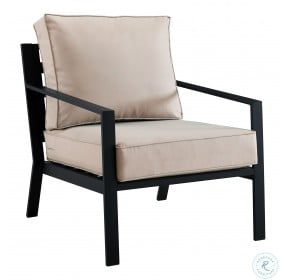 Soft Beige Outdoor Chair