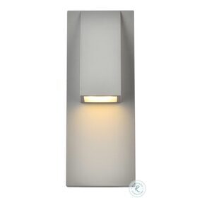 LDOD4006S Raine Silver Rectangle Outdoor Wall Light