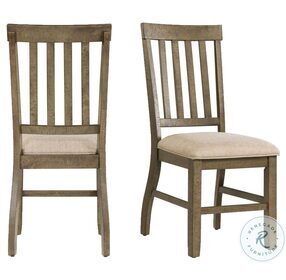 Stanford Taupe Side Chair Set Of 2