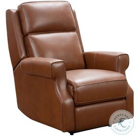 Durham Colchester Bitters Leather Power Recliner with Power Headrest And Lumbar