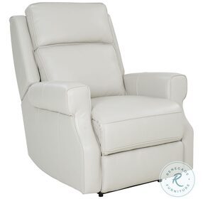 Durham Cason Putty Leather Power Recliner with Power Headrest And Lumbar