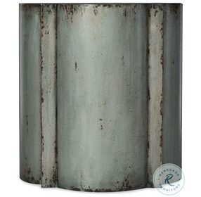 Beaumont Weathered Metal End Table