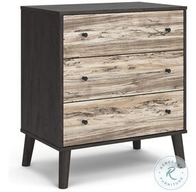 Lannover Dark Charcoal And Naural Chest
