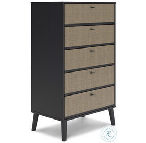 Charlang Two Tone Five Drawer Chest