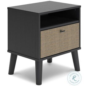 Charlang Two Tone One Drawer Nightstand