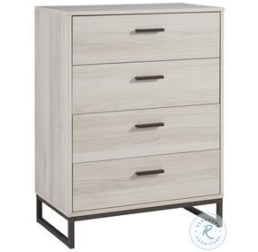 Socalle Natural 4 Drawer Chest