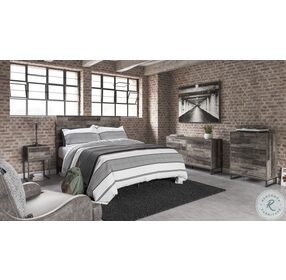 Neilsville Multi Gray  Platform Bedroom Set