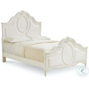 Sweetheart Beautiful White Victorian Full Panel Bed