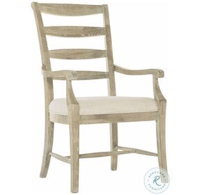 Rustic Patina Sand ladder back Arm Chair