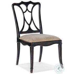 Charleston Sand And Black Side Chair Set Of 2