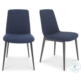Kito Blue Dining Chair Set Of 2
