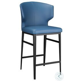 Delaney Blue Counter Height Stool