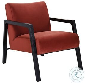 Fox Dark Amber Accent Chair