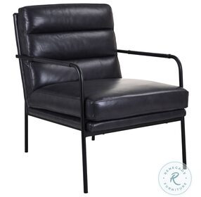 Verlaine Raven Black Accent Chair