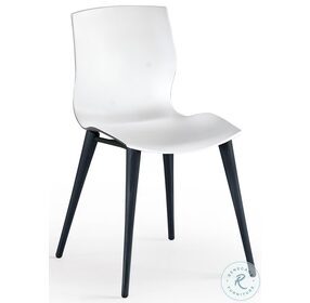 Evalyn White And Anthracite Dining Chair Set of 2