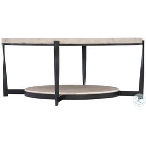 Berkshire Neutral Stone And Aged Pewter 43" Cocktail Table
