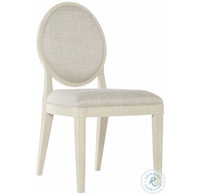 East Hampton Muted Gray Oval Back Side Chair