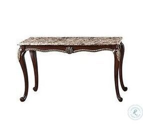 Maximus Brown And Marble Console Table