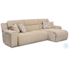 After Party Sand Reclining Sectional