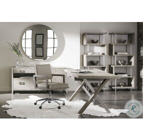 Polk Morel And Glazed Silver Home Office Set