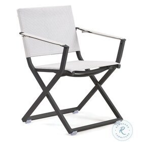 Fellini Gray Foldable Outdoor Arm Chair
