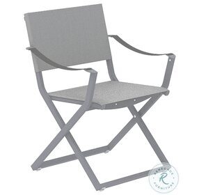 Fellini Mud Gray Foldable Outdoor Arm Chair