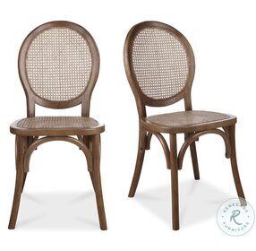 Rivalto Brown Dining Chair Set Of 2