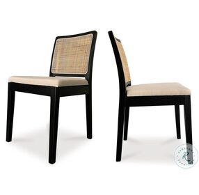 Orville Black Dining Chair Set Of 2