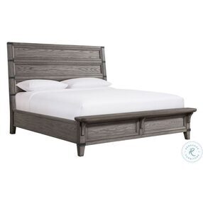 Forge Brushed Steel King Bed With Bench Footboard