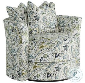Wild Child Emmie Evergreen Scatter Pillow Back Swivel Chair