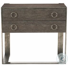 Dixon Weathered Charcoal And Graphite Nightstand