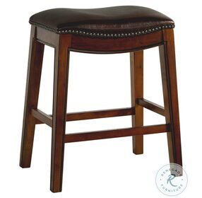 Bowen Brown 24" Backless Counter Height Chair