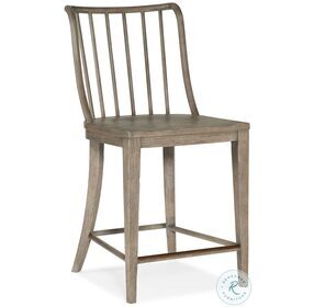 Bermuda Gray Washed Oak Counter Height Chair