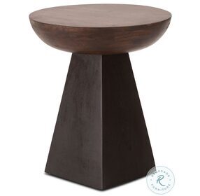 Palm Desert Two Tone 18" Round Accent Table