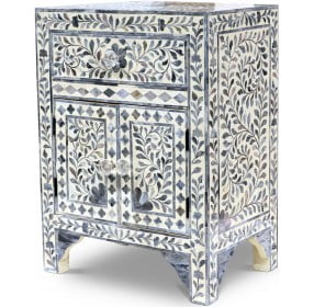 Fowler Floral Accent Cabinet