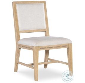 Retreat Beige Cane Back Side Chair Set Of 2