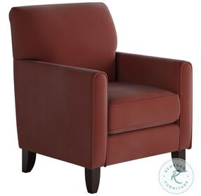 Bella Rouge Straight Arm Accent Chair