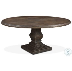 Toulon Weathered Mango 72" Round Dining Table