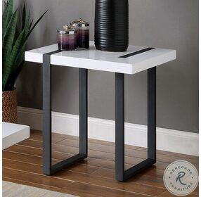 Eimear White And Black End Table