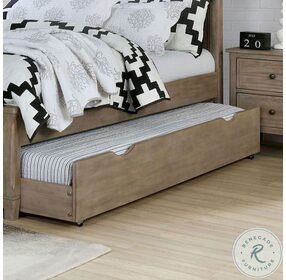 Vevey Wire Brushed Warm Gray Trundle